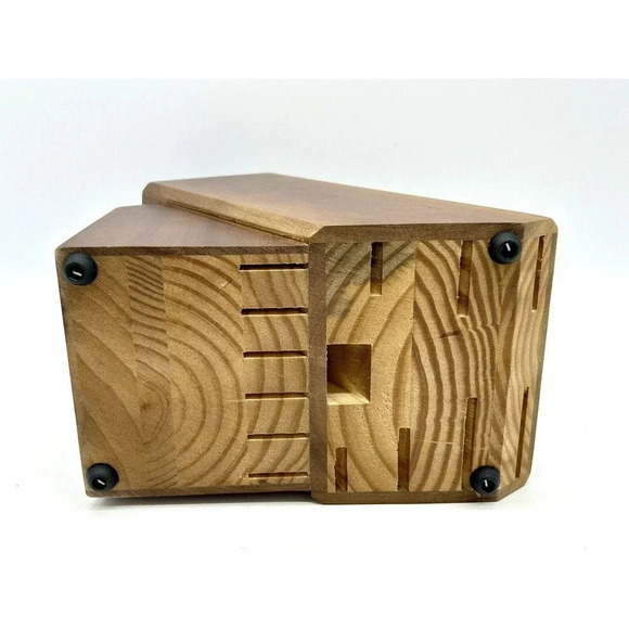 Yatoshi Professional Kitchen Knife Block Only 13 Knife Slots & 1 Scissor Slot - Picture 9 of 10